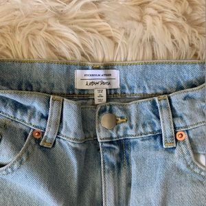 & other stories high waisted jeans, very cute